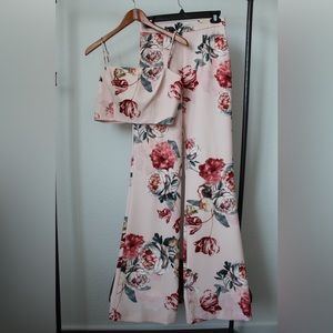 Black Halo floral 2 piece set